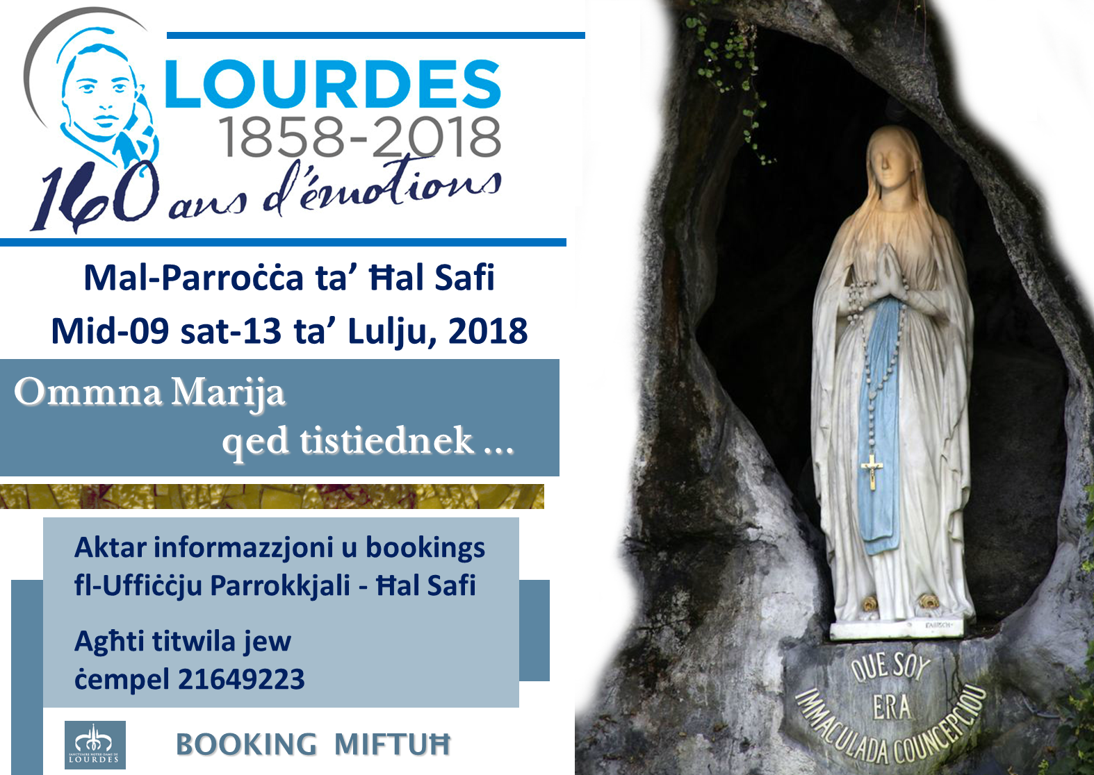 Lourdes 2018 - Poster